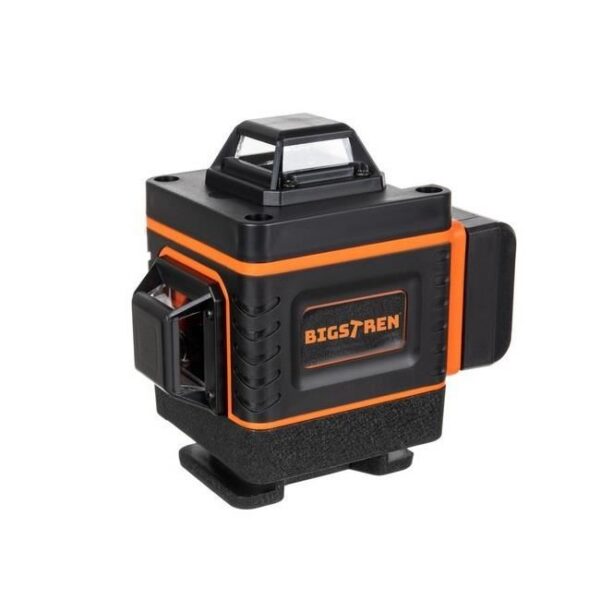 Nivela laser, verde, 360°, 4D, cu acumulator, incarcator, suport magnetic, 25 m, Bigstren - imagine 1