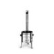 Soba pentru ceaun/tuci, inox, burlan, cot, 39x51 cm, Perfect Home