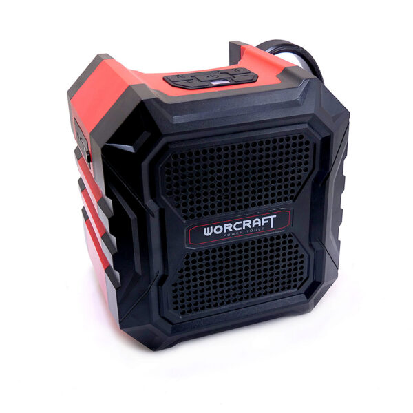 Boxa portabila, bluetooth, 15 W, 20V Li-ion (acumulator neinclus), 15x16x18 cm, Worcraft - imagine 1