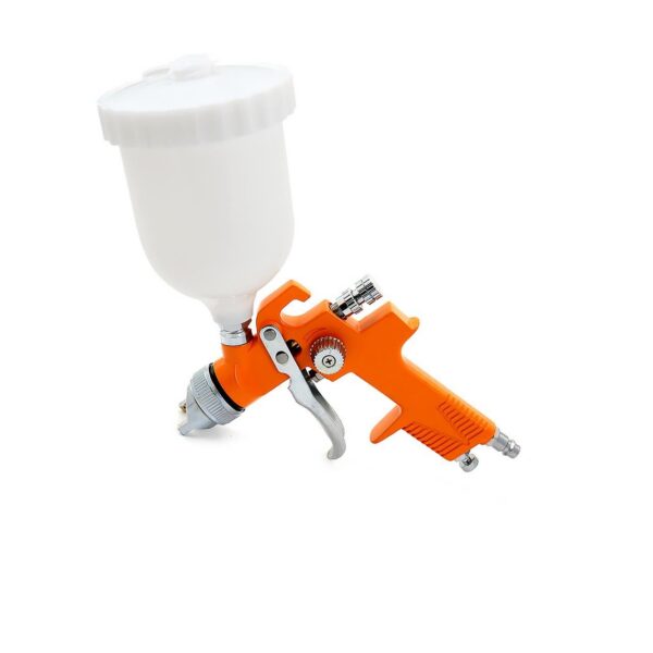 Pistol de vopsit, vas superior, plastic, pulverizator pentru compresor, 600 ml, 1.2-2 mm, Strend Pro - imagine 1