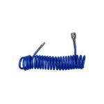 Furtun aer/presiune, spirala, PU, albastru, 3/8", 24 bar, 10 m, Strend Pro