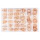 Set 300 saibe de cupru cu organizator, 5-28 mm, NEO