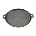 Placa gratar, fonta, rotunda, 34 cm, Perfect Home