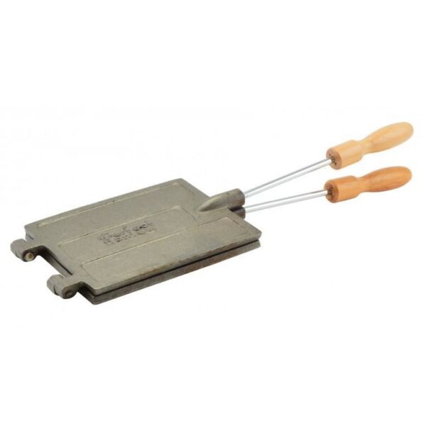Prajitor wafe/saratele, fonta, cu maner, 16.3x13 cm, Perfect Home - imagine 1