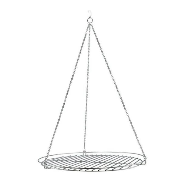 Grilaj, grill, pentru gratar, rotund, cu lant, 60 cm, Perfect Home  - imagine 1