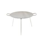 Disc pentru gratar, inox, cu picioare, 55x38 cm, Perfect Home