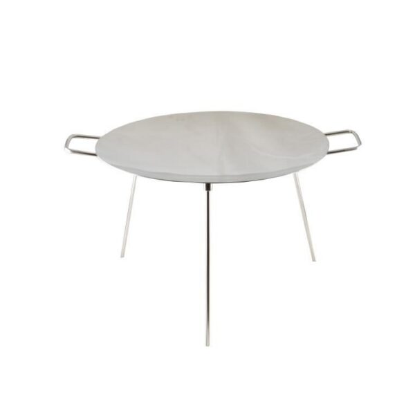 Disc pentru gratar, inox, cu picioare, 55x38 cm, Perfect Home - imagine 1