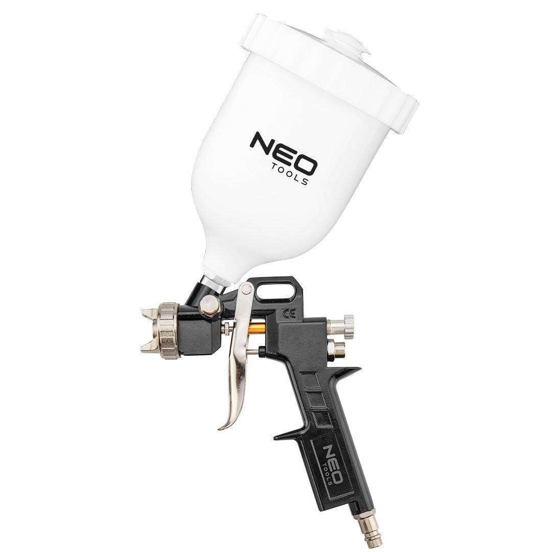 11758344_big.jpg Pistol de vopsit, vas superior plastic, 4 bar, 0.6 L, 1.5 mm, NEO - imagine 1