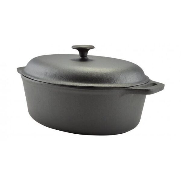 Oala de fonta cu capac, 7.5 L, Perfect Home - imagine 1
