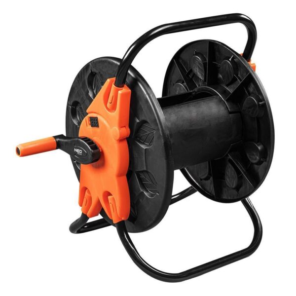 Tambur, rola, pentru furtun gradina, plastic, 1/2"-60 m, 3/4"-20 m, NEO - imagine 1