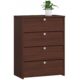 Dulap depozitat incaltaminte, pantofar, placa laminata, 4 sertare, wenge, 60x33x80 cm