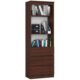 Biblioteca, placa laminata, 3 sertare, 3 rafturi, wenge, 60x35x180 cm