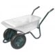 Roaba de constructii, 2 roti, cuva zincata, max 200 kg, 100 L, Strend Pro Premium