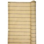 Paravan pentru balcon, terasa, gard, bej, 185 g/m2, UV, 5x1 m
