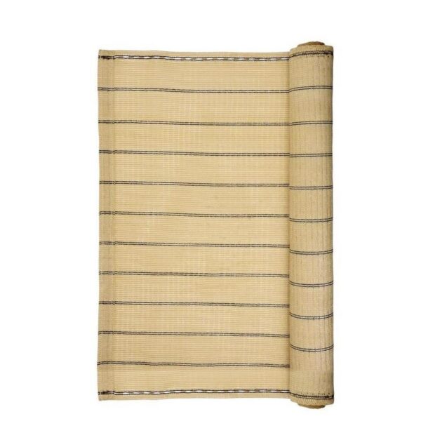 Paravan pentru balcon, terasa, gard, bej, 185 g/m2, UV, 10x1.8 m - imagine 1