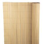 Paravan pentru balcon, terasa, gard PVC, stil bambus, 1300 g/m2, UV, 3x1.5 m