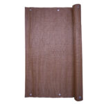 Paravan pentru balcon, terasa, gard, UV, 800 g/m2, maro, 3x0.9 m