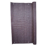 Paravan pentru balcon, terasa, gard, UV, 800 g/m2, maro, negru, 3x0.9 m