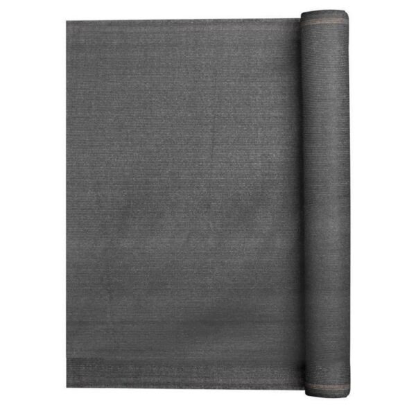 Plasa de umbrire, HDPE, 230 g/mp, grad de umbrire 95%, antracit, 10x2 m - imagine 1