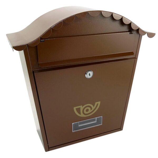 Cutie postala, maro, 36.5x13.5x36.5 cm, Napoleon - imagine 1