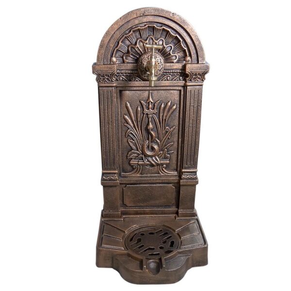 Chiuveta de gradina, fonta, bronz antic, 35x30.5x76 cm, Strend Pro - imagine 1