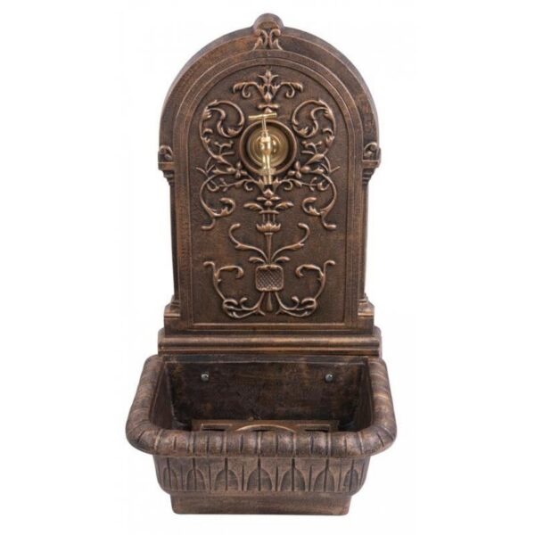 Chiuveta de gradina, fonta, bronz antic, 44x36.5x76.5 cm, Strend Pro - imagine 1