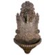 Chiuveta de gradina, fonta, bronz antic, 41x21x76.5 cm, Strend Pro