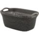 Cos rufe, 2 manere, gri inchis, 40 L, 60x27x39 cm, Curver
