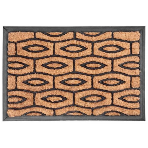 Covoras intrare, cauciuc si nuca de cocos, 40x60 cm, Bundles, Magic Home - imagine 1