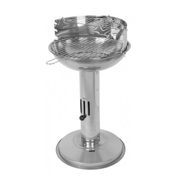 Gratar gradina, grill rotund, reglabil, cu picior, 40x68 cm, Capri - imagine 1