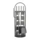 Set accesorii semineu, suport cu 4 piese, inox, 66 cm