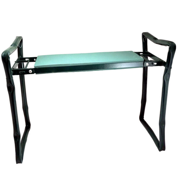 Scaun pliabil gradina, camping, pescuit, verde, max 150 kg, 60x30x50 cm - imagine 1