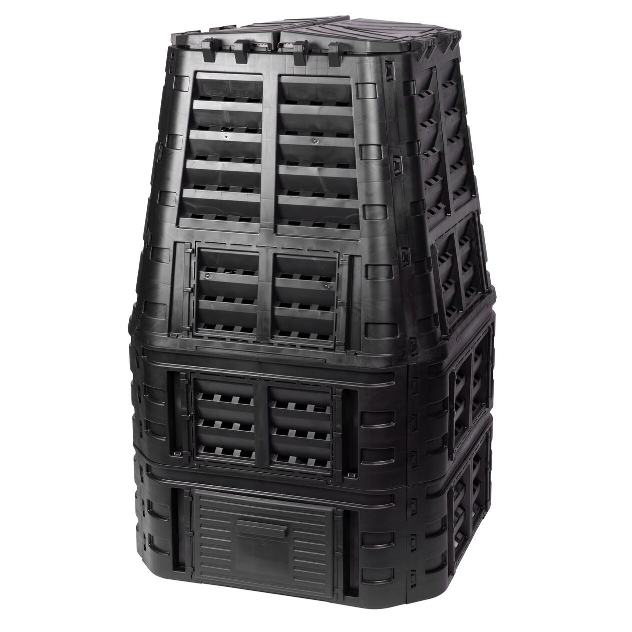 11760727_big.jpg Compostor de gradina, 1000 L, negru - imagine 1