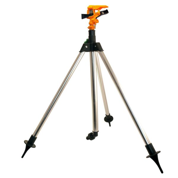 Aspersor pulsatoriu, plastic, cu trepied telescopic, 550-930 mm - imagine 1