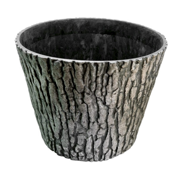 Ghiveci decorativ gradina model scoarta copac 38cm - imagine 1