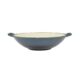Vas de fonta tip Wok, emailat, albastru, 35.5x11 cm, Perfect Home 