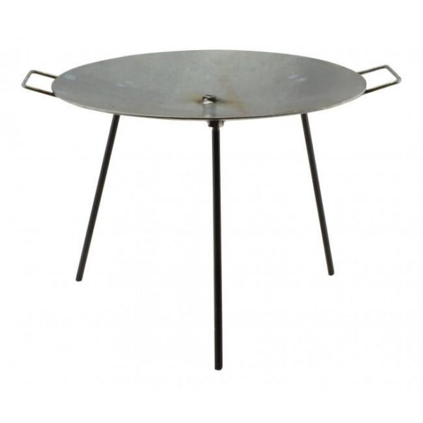 Disc pentru gratar, metalic, cu picioare si agatator, 40.5x32 cm, Perfect Home  - imagine 1