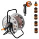 Tambur, rola, cu furtun gradina, antirasucire, pistol de stropit, accesorii, 1/2", 20 m, NEO