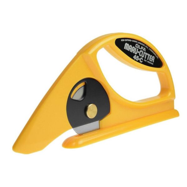 Cutter profesional pentru mocheta, linoleum, carton - OLFA 45 mm - imagine 1