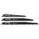 Panza, lama, fierastrau tip sabie, pentru lemn, set 3 piese, HCS, 150/200/240 mm, Graphite