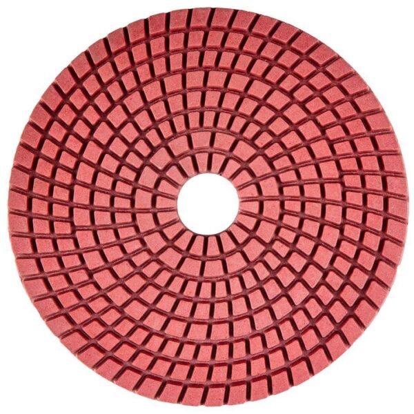 Discheta diamantata, lustruit/slefuit, umed/uscat, flexibila, K400, 125 mm, Graphite - imagine 1