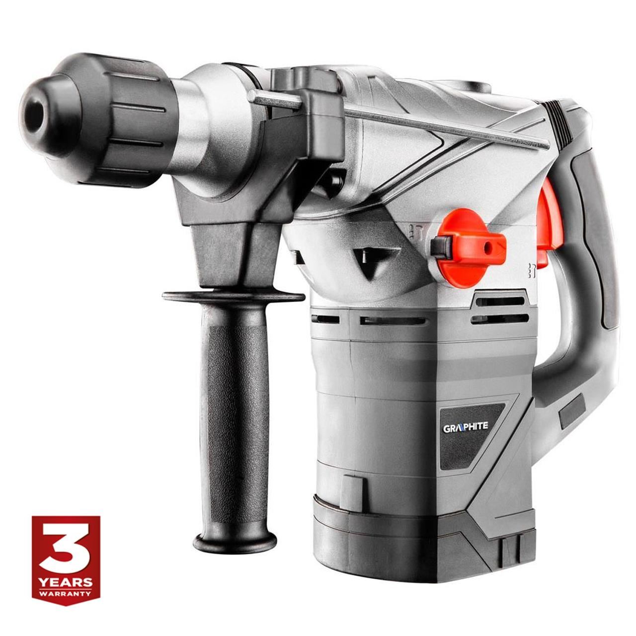 11762383_big.jpg Rotopercutor, SDS Plus, 1500 W, 4.5 J, Graphite - imagine 1