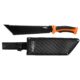 Maceta, inox, maner TPR+PP, model Survival, cu teaca, 40 cm, NEO