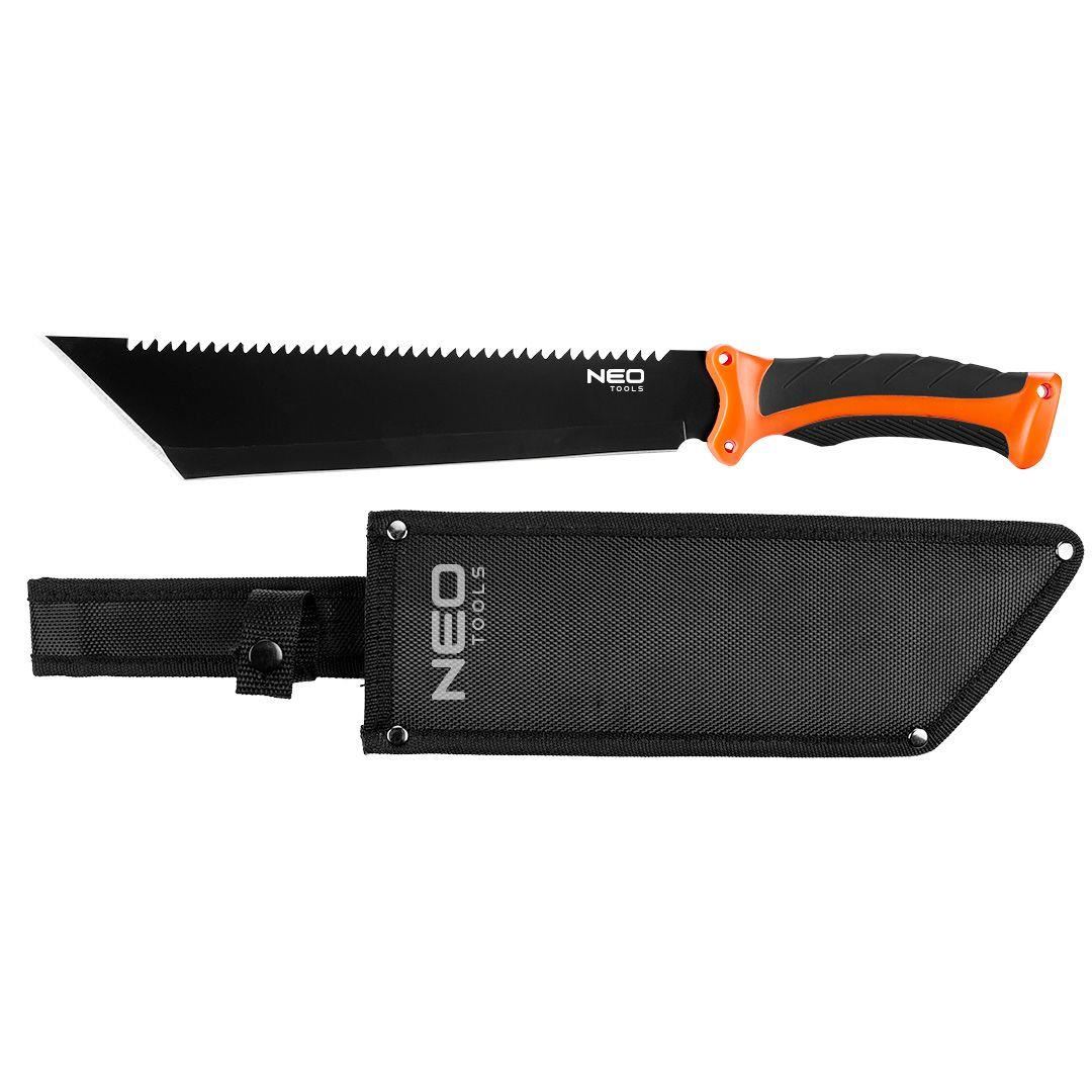 11762488_big.jpg Maceta, inox, maner TPR+PP, model Survival, cu teaca, 40 cm, NEO - imagine 1