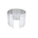 Panou, paravan, protectie impotriva vantului, pentru aragaz camping, pliabil, aluminiu, 10 elemente, 84x24 cm, NEO