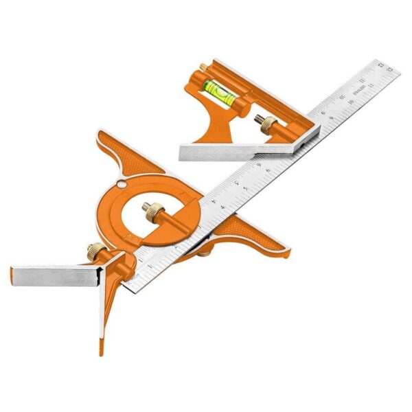 Instrument multifunctional de masurat unghiuri, 30 cm, NEO - imagine 1