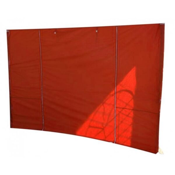 Perete lateral pentru pavilion comercial profesional, rosu - imagine 1
