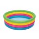 Piscina gonflabila pentru copii, rotunda, curcubeu, 157x46 cm, Bestway Rainbow