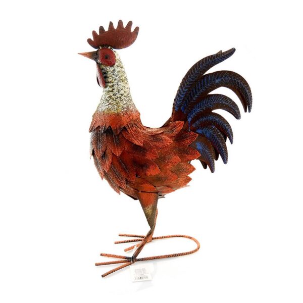 Decoratiune gradina, metalica, cocos, 37.5x17x51 cm - imagine 1
