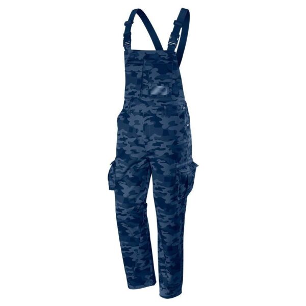 Pantaloni de lucru cu pieptar, salopeta, model Camo Navy, marimea M/50, NEO - imagine 1